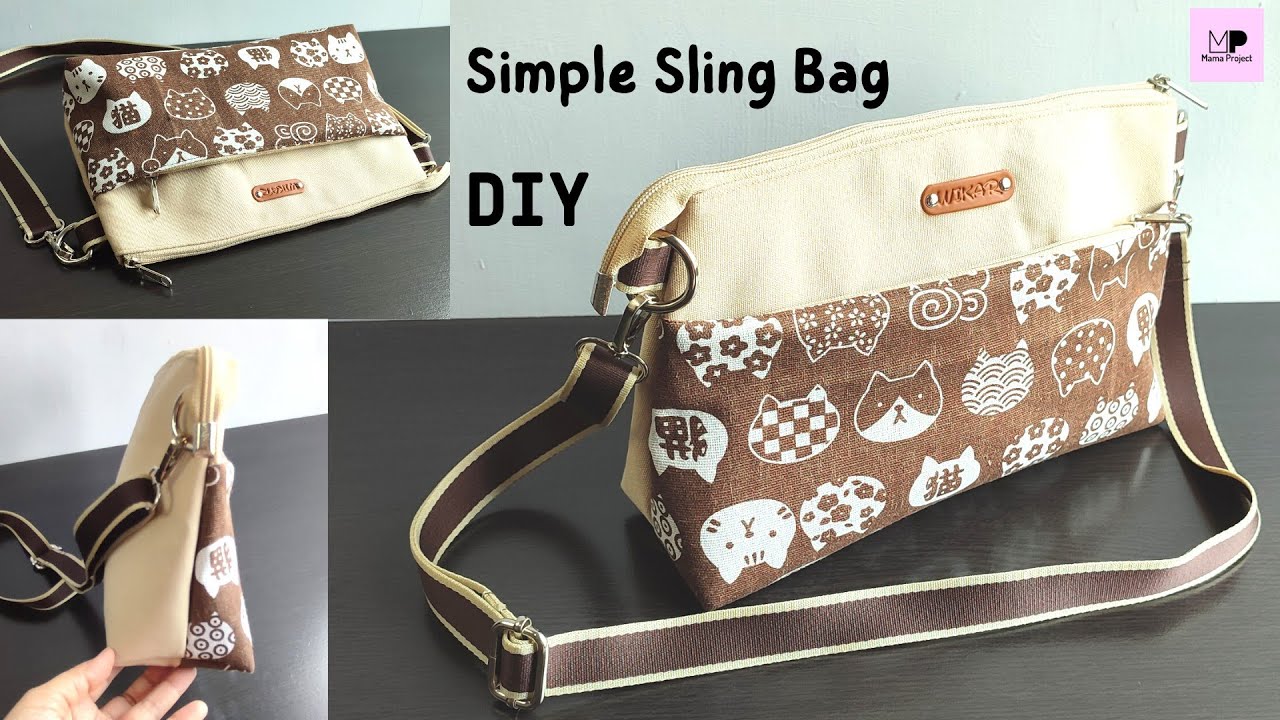 Diy Sling Bag Tutorial |  Simple Sling Bag Tutorial | Sling Bag Tutorial