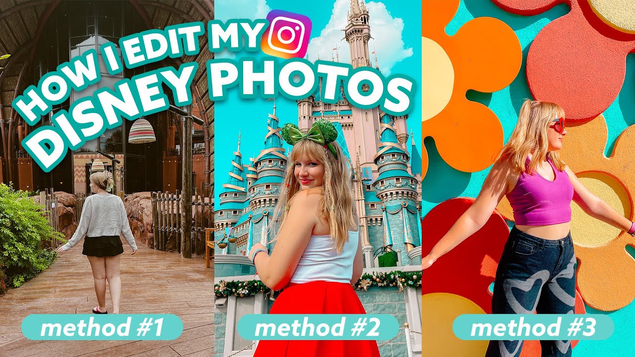How I EDIT My DISNEY INSTAGRAM PHOTOS in 2023 *Lightroom*