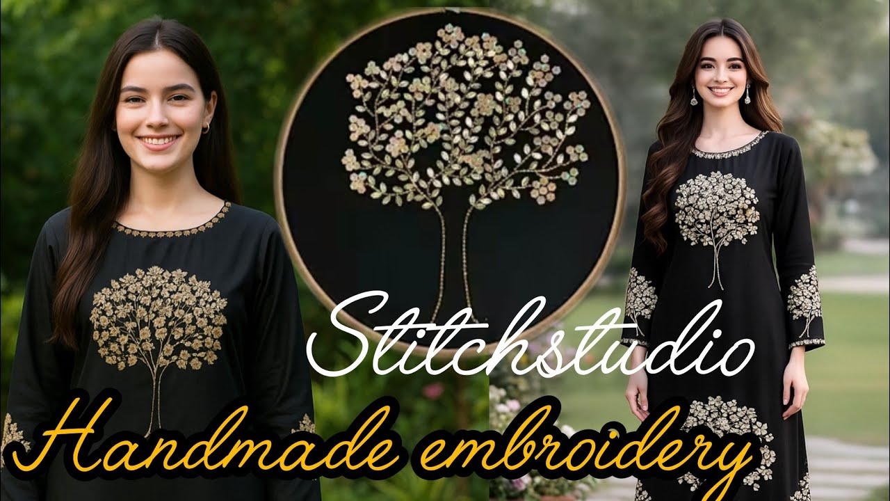 New Hand Embroidery Design 2025+ latest tutorial 
