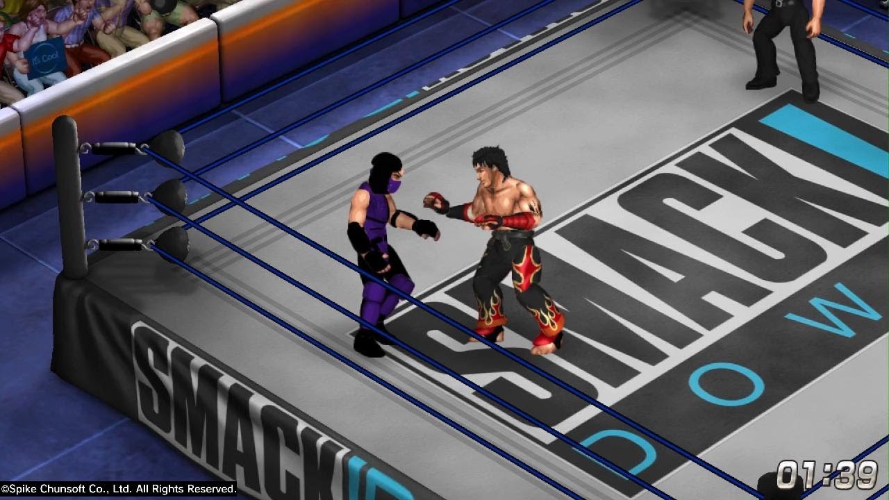 FIRE PRO WRESTLING WORLD: Jin Kazama vs. Rain