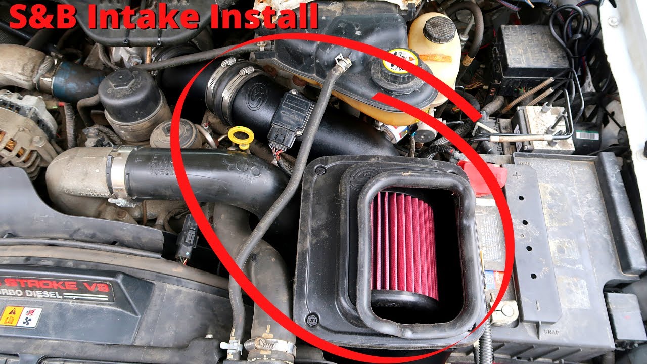 S&B Cold Air Intake Install (2007 Ford Powerstroke)