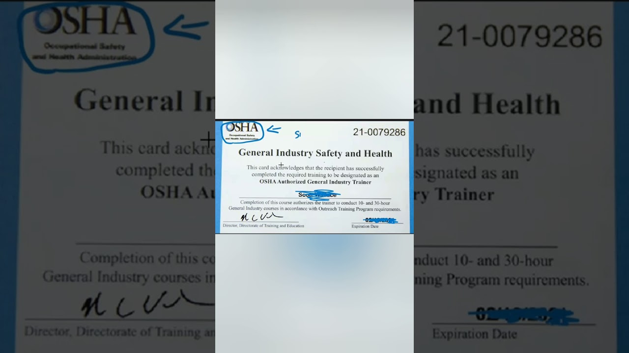 OSHA 30 How to check fake certificates, full video check description.