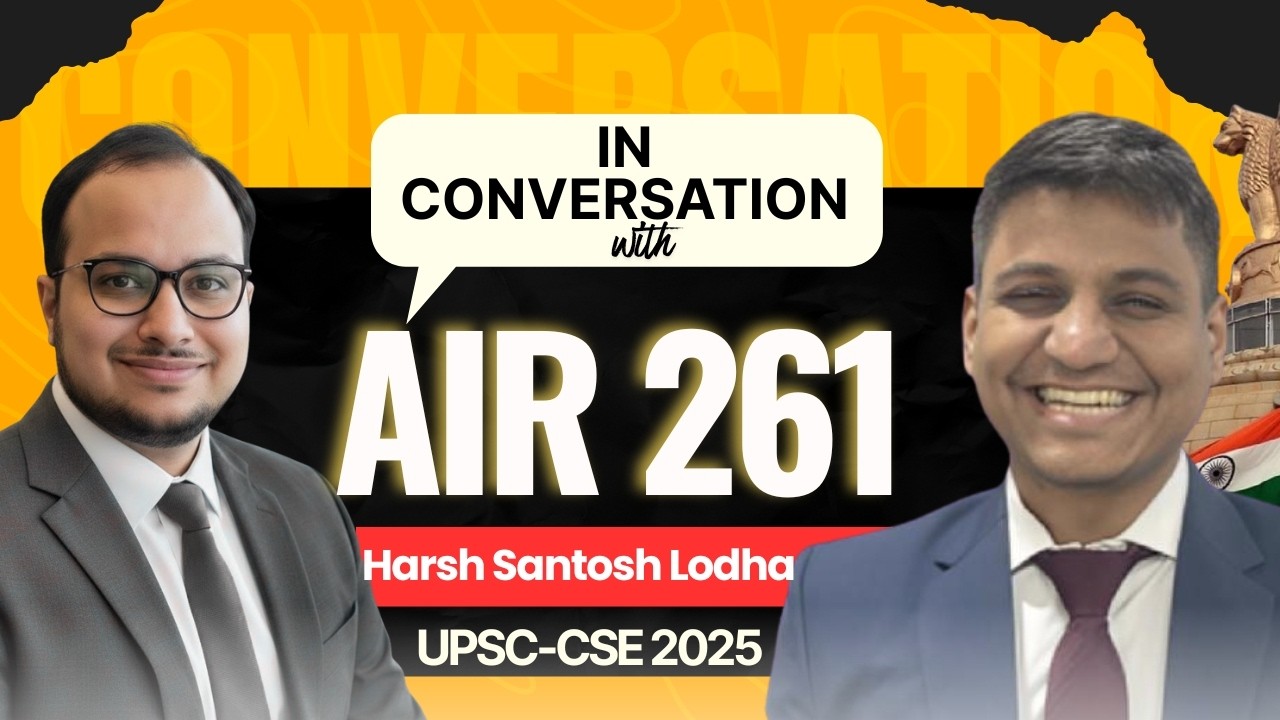 After Multiple Interviews, He Finally Made It | AIR 261 Harsh Lodha UPSC Story | With Aditya Sir