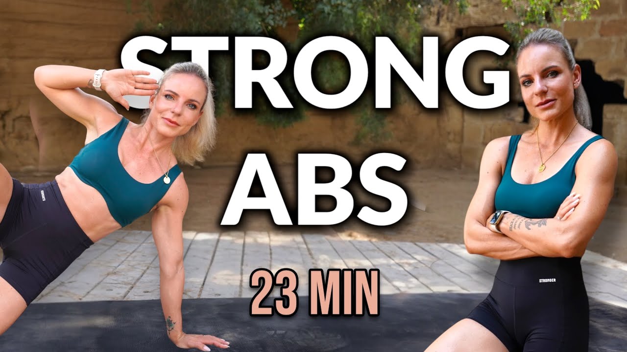 23 MIN ☀️ STRONG ABS | NO EQUIPMENT | NO REPEAT | Cyprus Vibes 