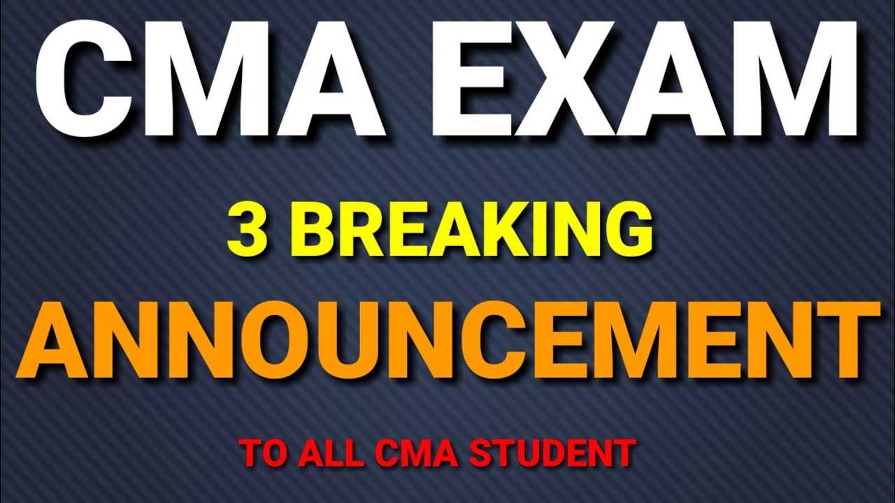ICMAI 3 most Important Announcement To All CMA Student || CMA Exam June 2022