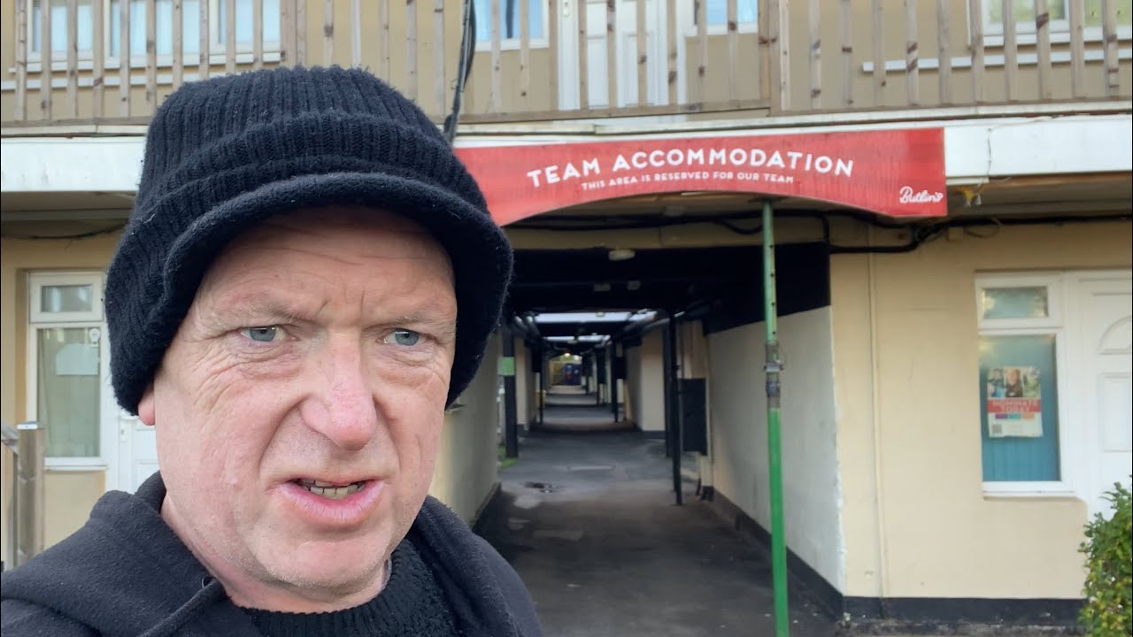 The appalling condition of staff chalets at Butlin’s Holiday Camp in Skegness 
