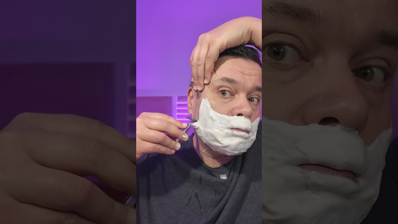 Mi faccio la barba con il Rasoio di Sicurezza Merkur 42c #asmr