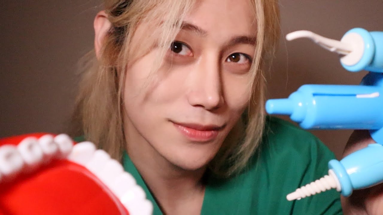 1인칭 치과 상황극 ASMR(아프지 않은 충치치료, 치아 관리법, 후시녹음)