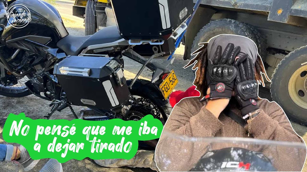 Primera PRUEBA DE RUTA en la Zontes 350 T2 - No vas a creer lo que me pasó🤦🏽 - MOTOVLOG #2
