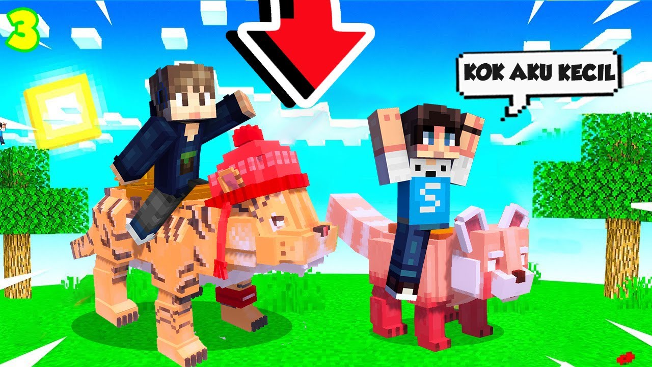 KITA KE NERAKA UNTUK RITUAL PET PALING LUCU DI MINECRAFT!!! - SURVIVAL TERKUTUK S4 #3
