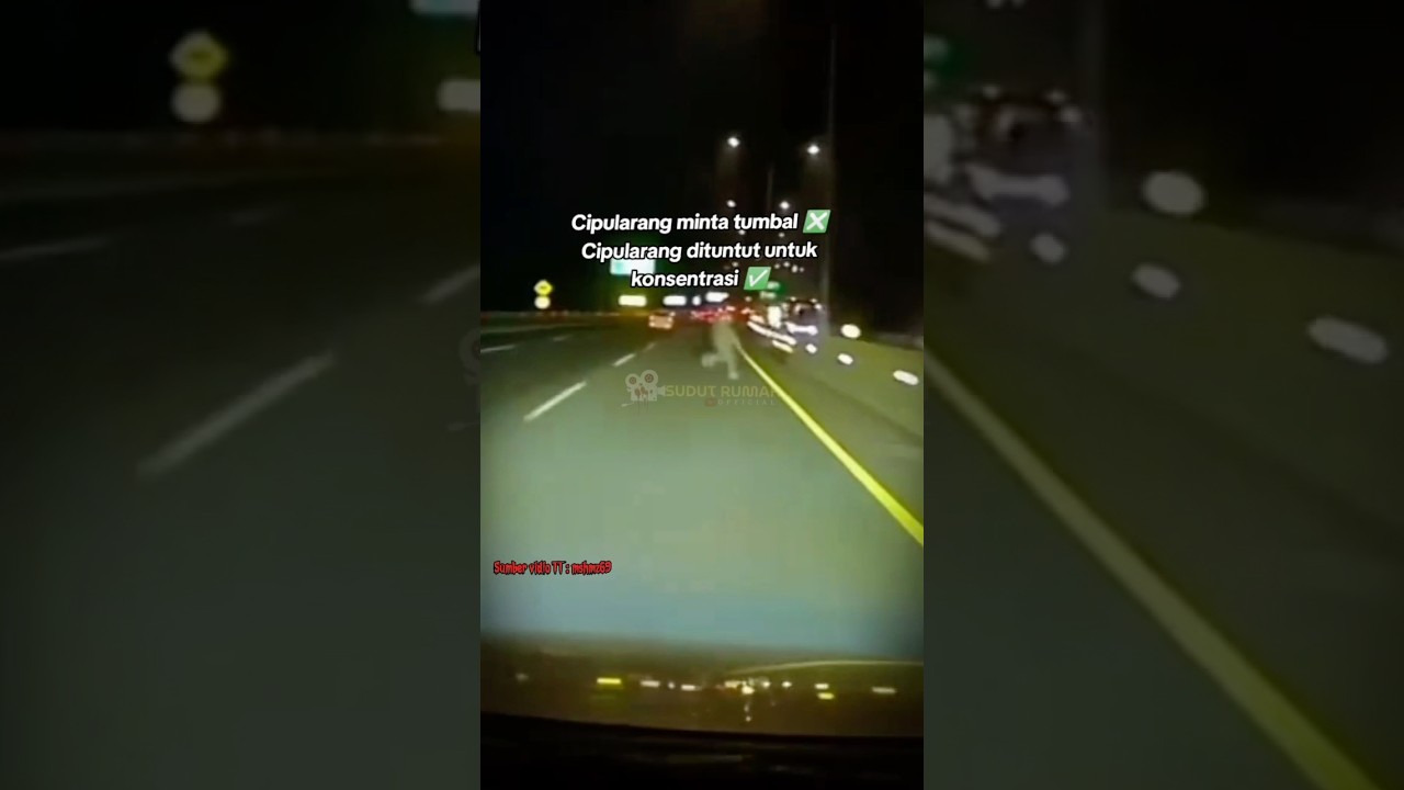 LENGAH DIKIT BEDA ALAM❗️TOL CIPULARANG😱 #trending #shorts #creepy #misteri #horror #hantu #ghost