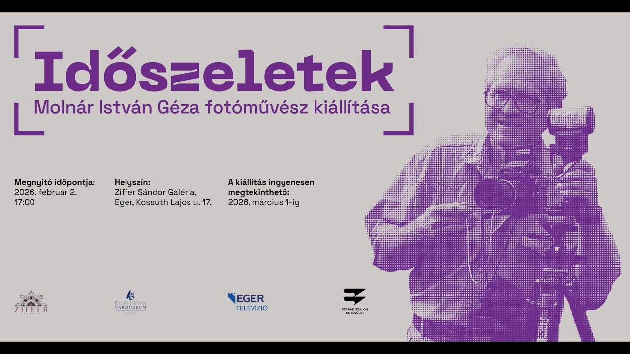 Az idén 90 éves Molnár István Géza fotóiból nyílt kiállítás a Zifferben