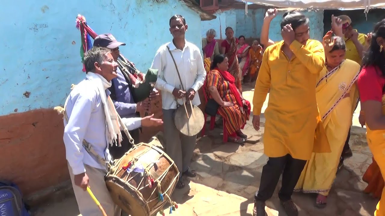 Chal baijro ka saina,garhwali song dhol damau