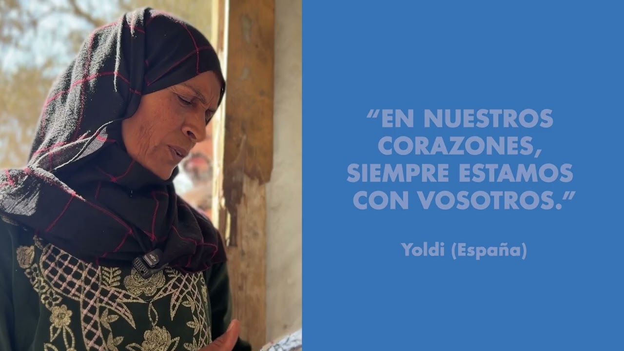Mensajes de esperanza para Gaza