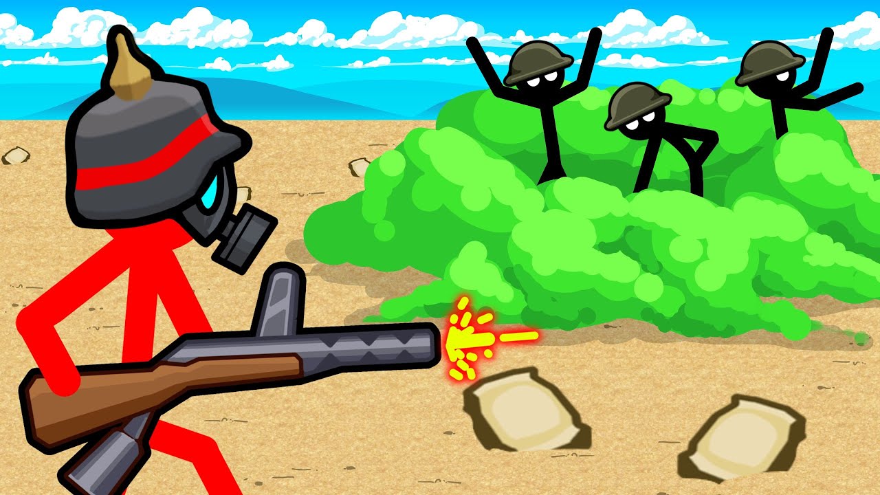German STORMTROOPERS Are Unstoppable in Stickman Trenches