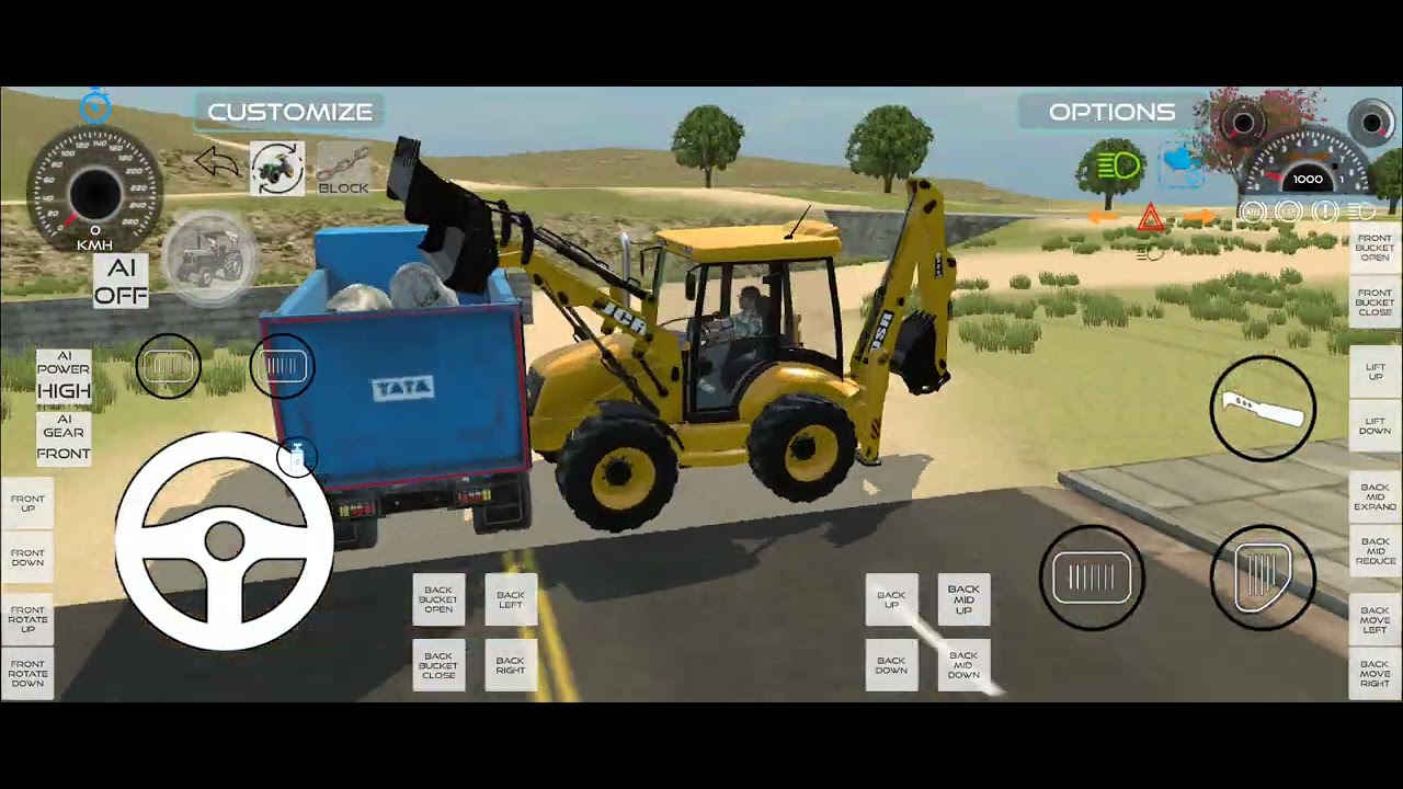 Game #Game JCB Truck Gameplay ll Shubham Game A to 