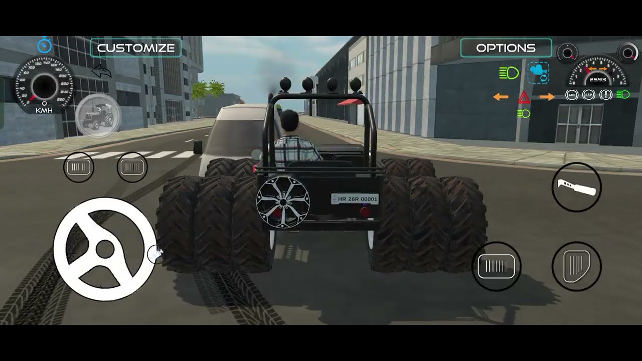 Thor full modified 12 alloy wheel tyre 😨 o bhai sahab 😰 game play #youtubegames #youtubeviralvideos 