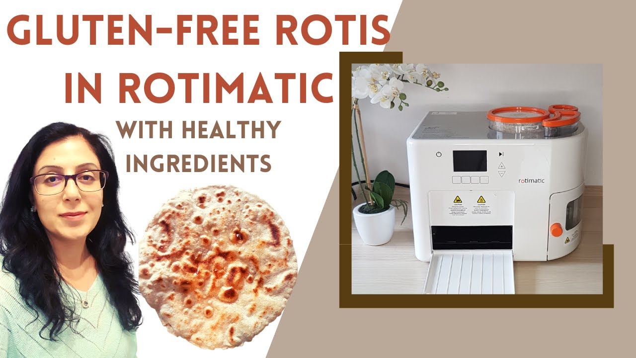 GLUTEN-FREE Oats rotis in Rotimatic with 3 healthy ingredients (recipe also works without Rotimatic)