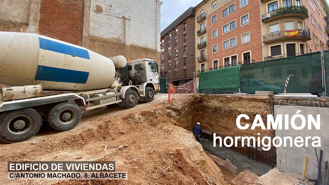 CAMIÓN HORMIGONERA | Visita de obra | Antonio Machado, 8 Albacete | BERNALTE Arquitectura