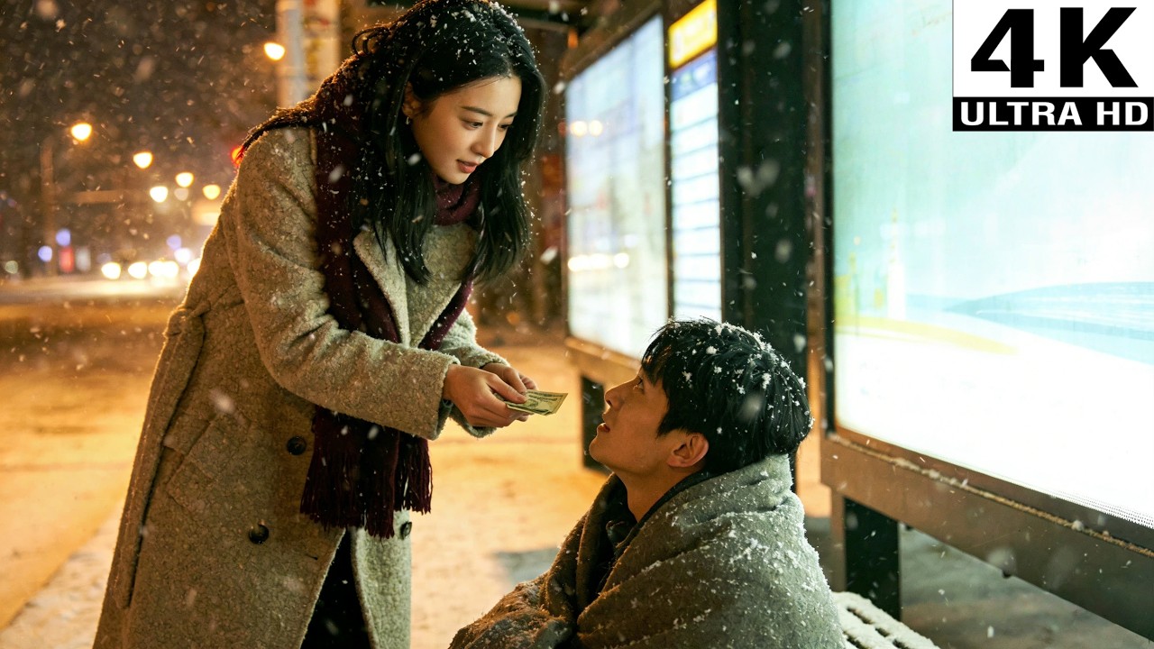 Cô gái đưa hết lương cho người ăn xin,ko ngờ anh ấy là tỷ phú, từ đó cô gái thay đổi số phận!