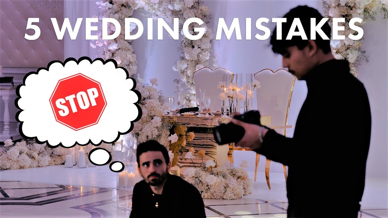 Top 5 Mistakes to Avoid When Filming a Wedding