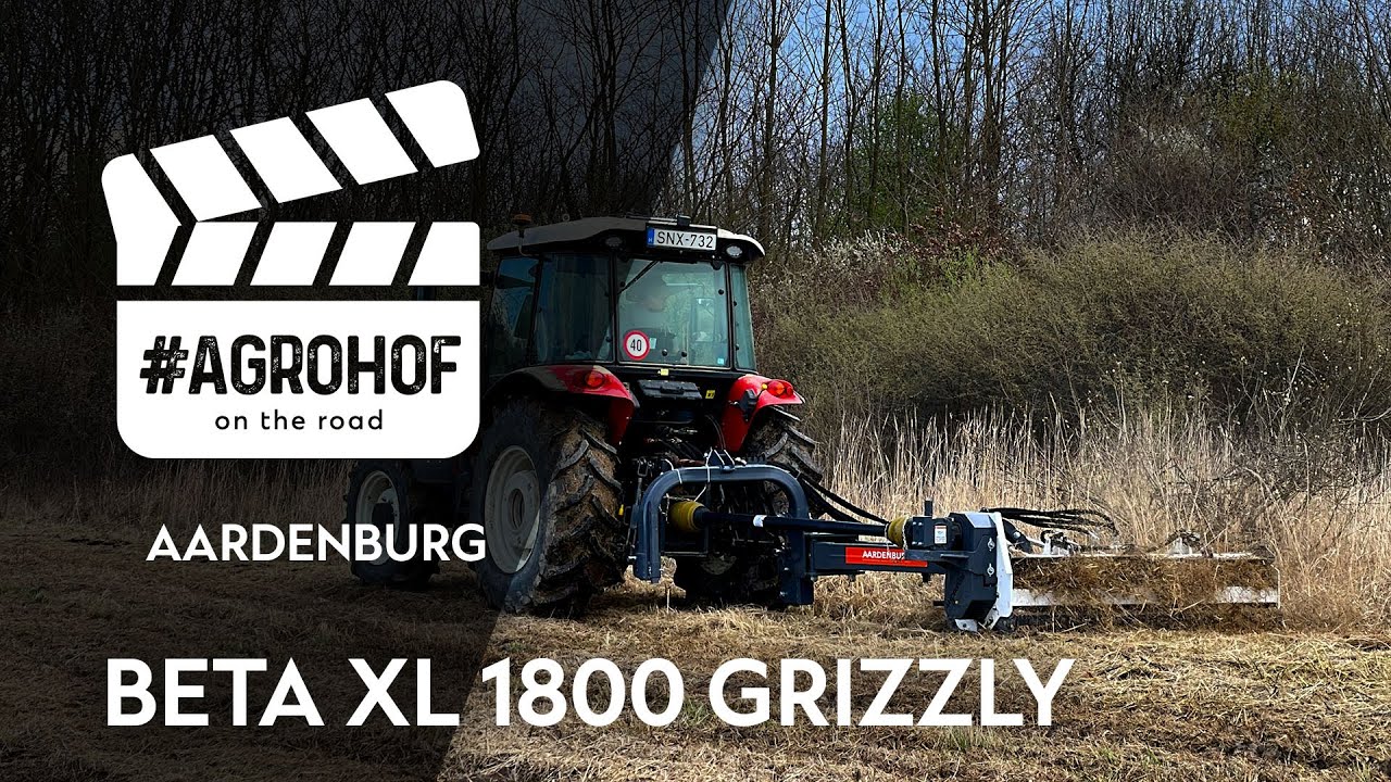 Mulching with Armatrac 904e+ & Aardenburg Beta XL 1800 Grizzly offset mulcher │Agrohof│