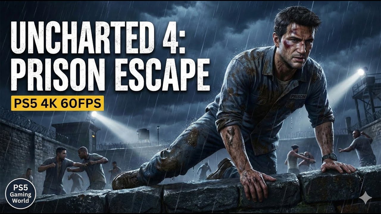 Секреты Uncharted 4: Prison Break | Скрытые детали и пасхалки для PS5 в разрешении 4K!