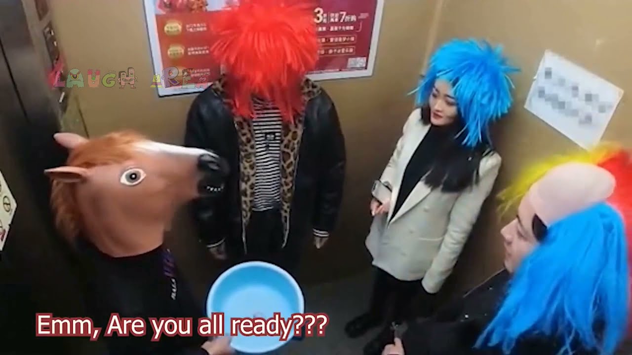 (Eng Sub) Funny Asian Elevator Prank On Stranger Compilation 2022