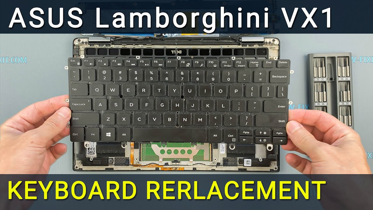Замена клавиатуры на ноутбуке Asus Lamborghini VX1