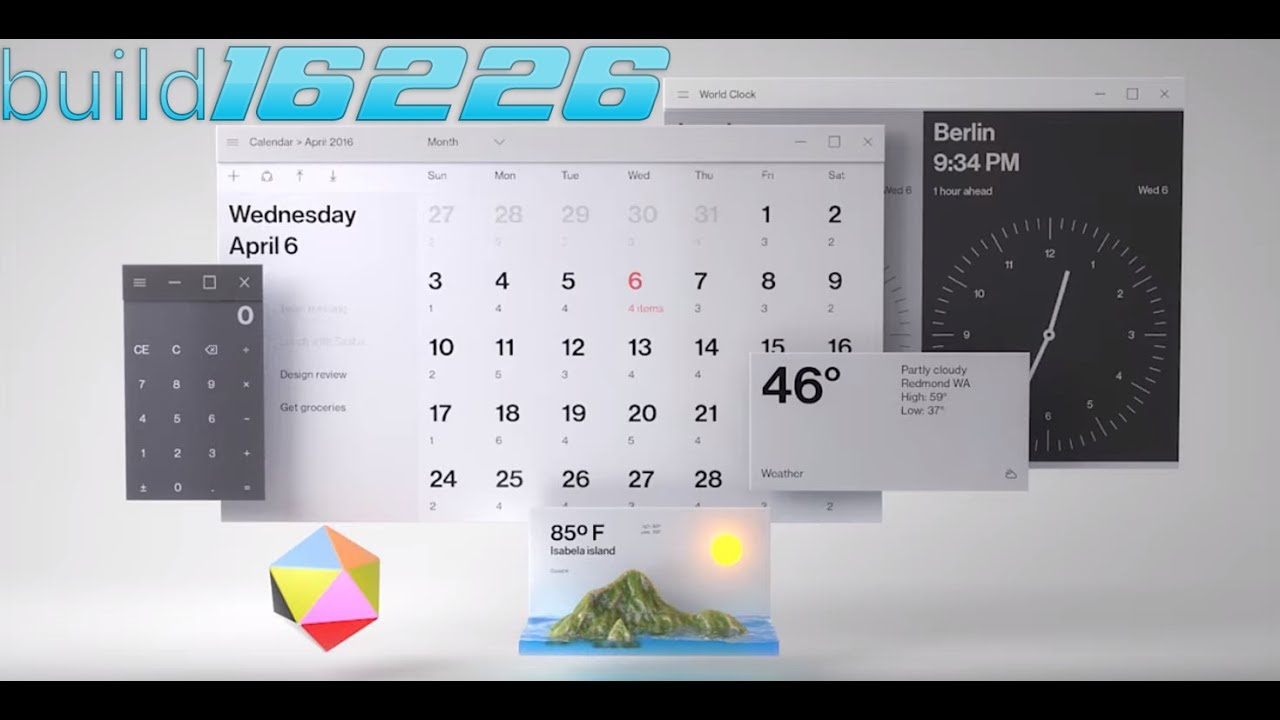 Windows 10 - build 16226 new UI changes, Edge improvements