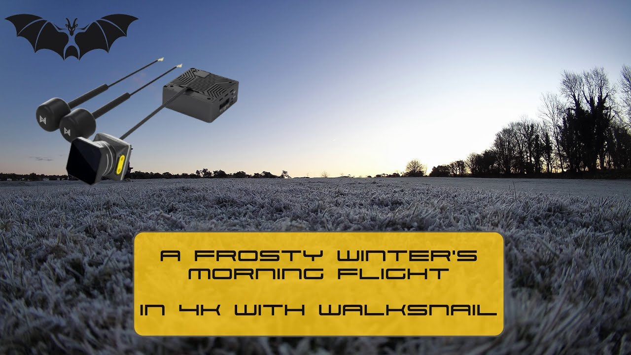 The Heewing T2 Cruza testing Walksnail's new Moonlight 4K on a -5C Frosty dawn. Part narrated flight