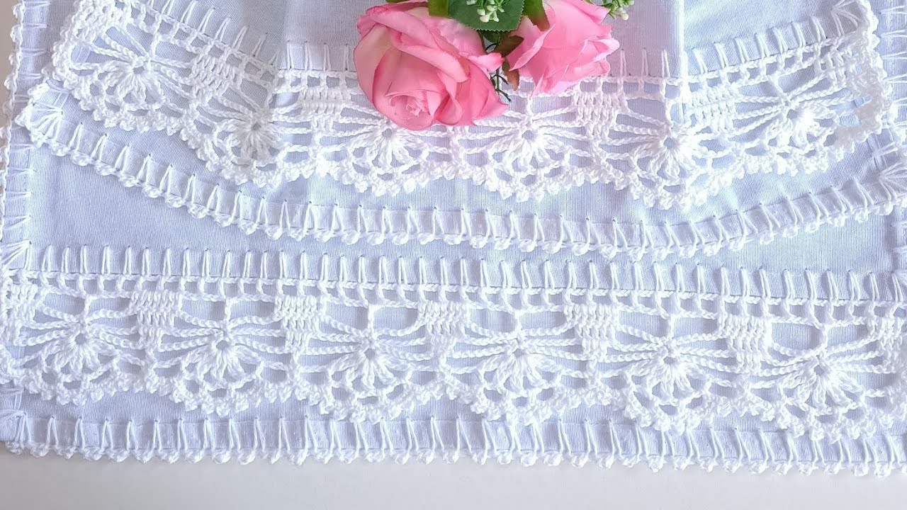 NOVIDADE CHEGANDO #108 Apaixone-se por  esse barrado de crochê 🧶😍
