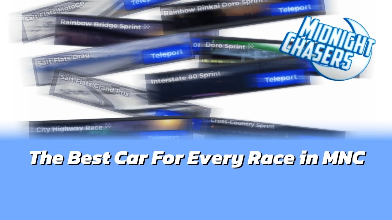 THE BEST CAR FOR EVERY RACE IN MIDNIGHT CHASERS / ROBLOX / BG Audio Yeat - Stayed the Same