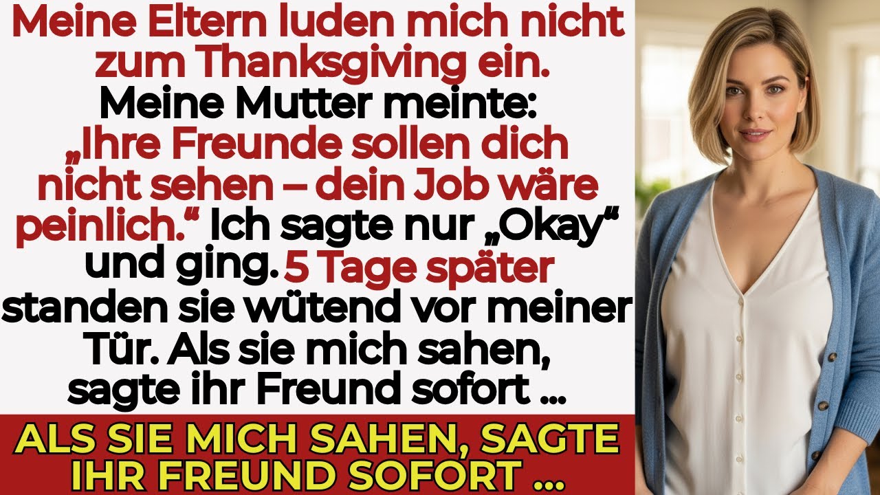 Meine Familie hat mich an Thanksgiving ausgeschlossen — bis sie von den 15 Mio. erfuhren…