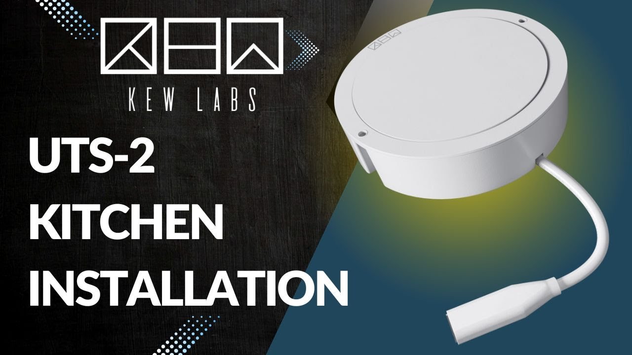 Kew Labs - UTS-2 Invisible Fast Wireless Charger - Kitchen/Surfaces Installation video
