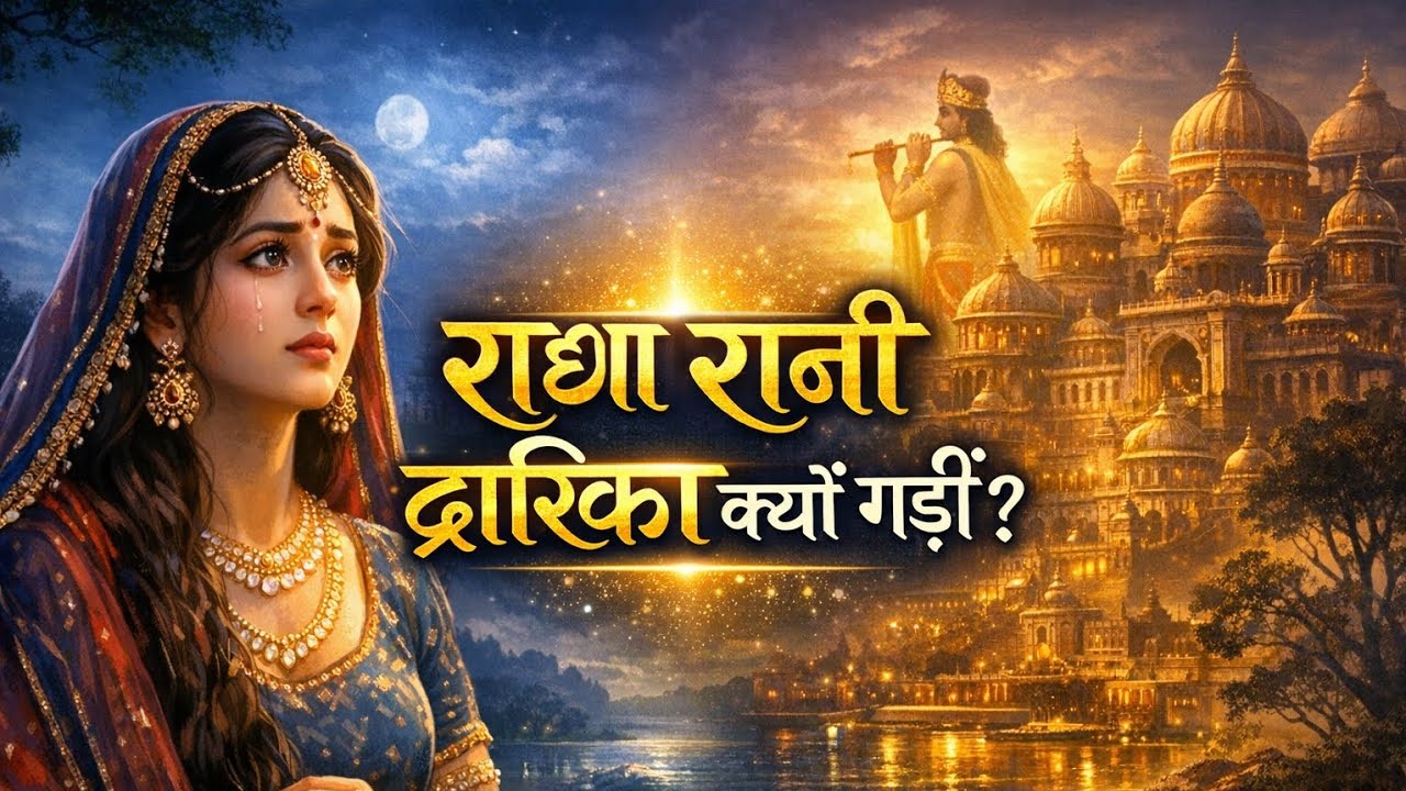 राधा रानी द्वारिका क्यों नहीं गई #hindistorie #moralstorie #bhaktikhaniya #bhaktistorie #viralvideo