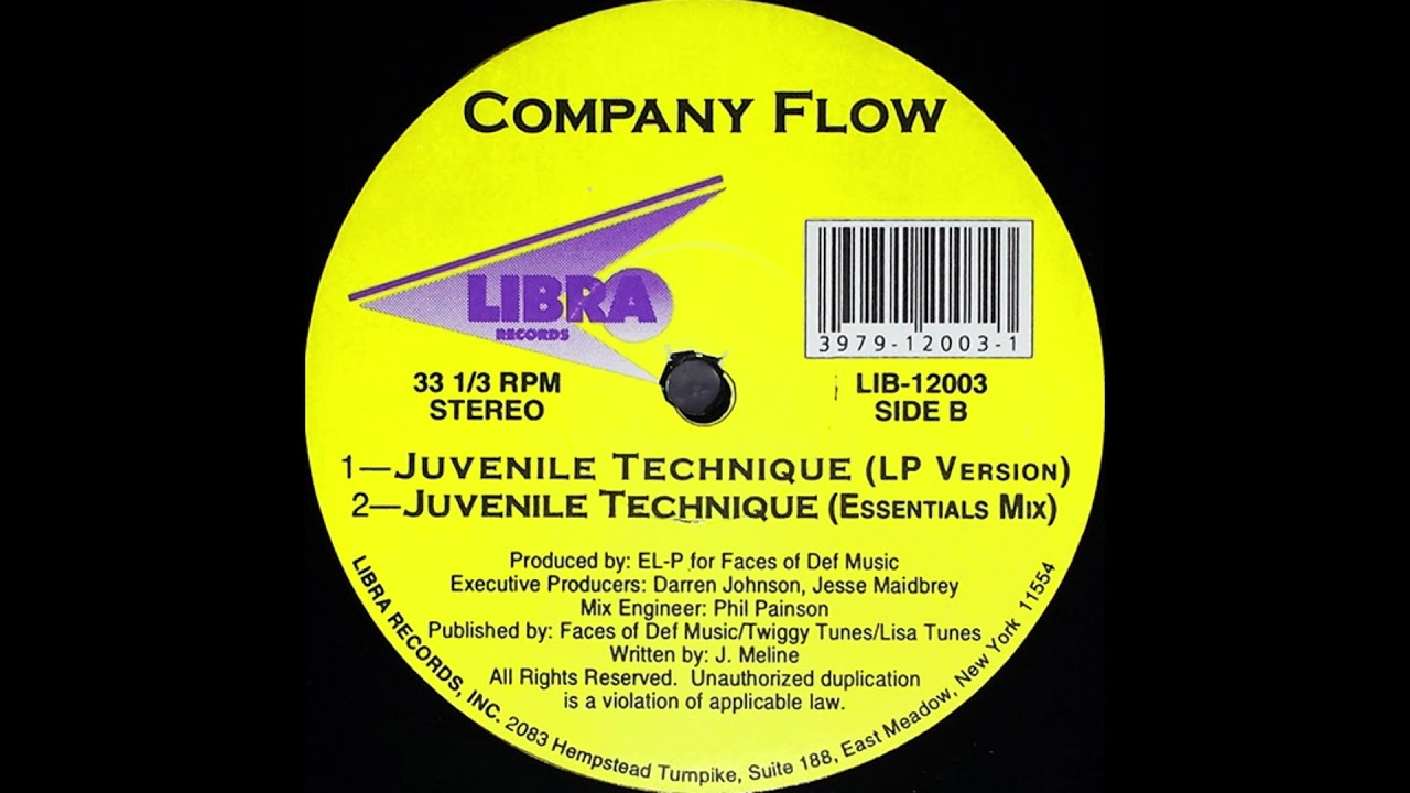 Company Flow ‎– Juvenile Technique (Hip Hop) (1994)
