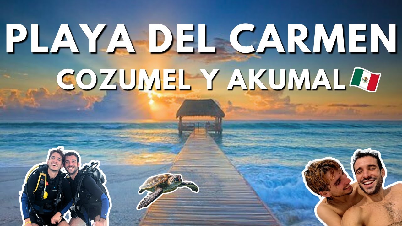 DESCUBRIENDO EL PARAÍSO: PLAYAS, TORTUGAS Y TACOS  🐢🇲🇽🤿 | David y Sergi