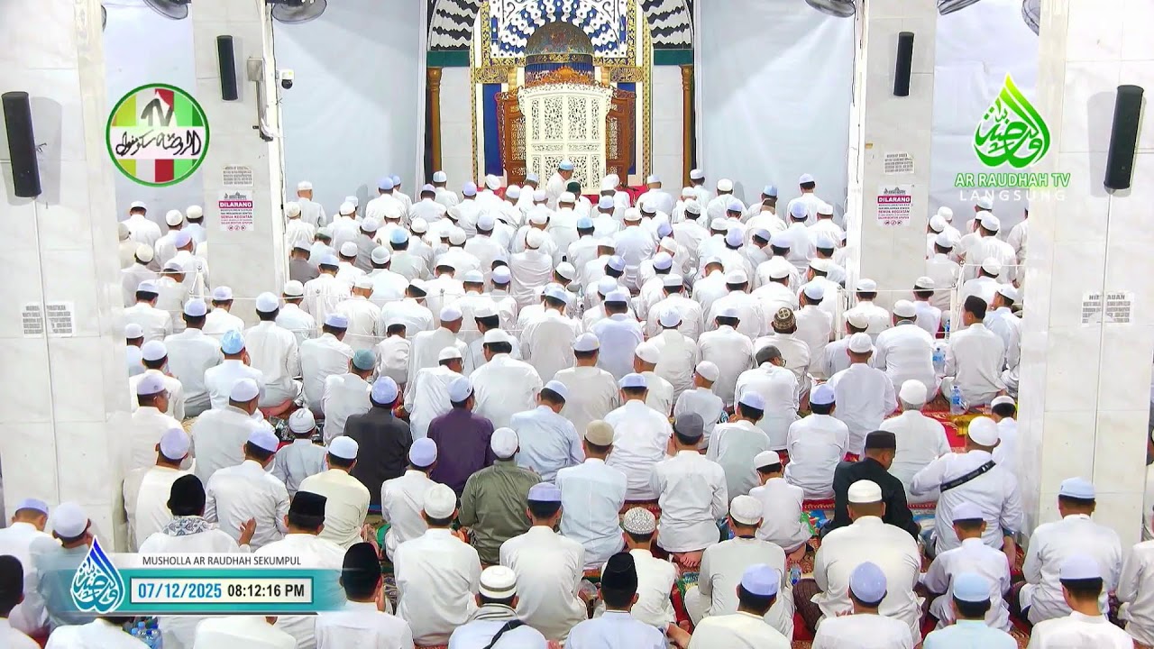PEMBACAAN MAULID AL-HABSYI DI MUSHOLLA AR-RAUDHAH SEKUMPUL MTP KALSEL, MALAM SENIN TGL 07-12-2025