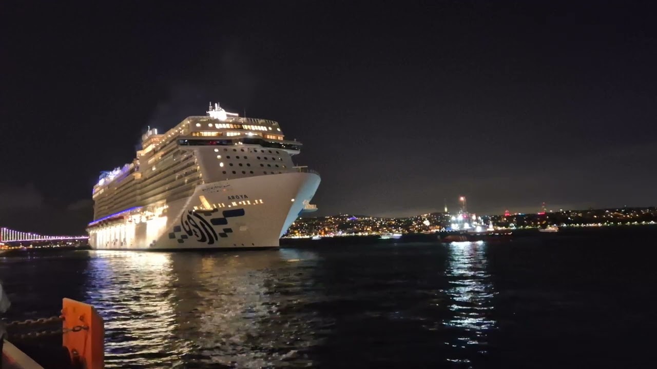 shipfriends.gr // AROYA maiden departure Istanbul. - AROYA πρωτη αναχώρηση απο Κωνσταντινούπολη