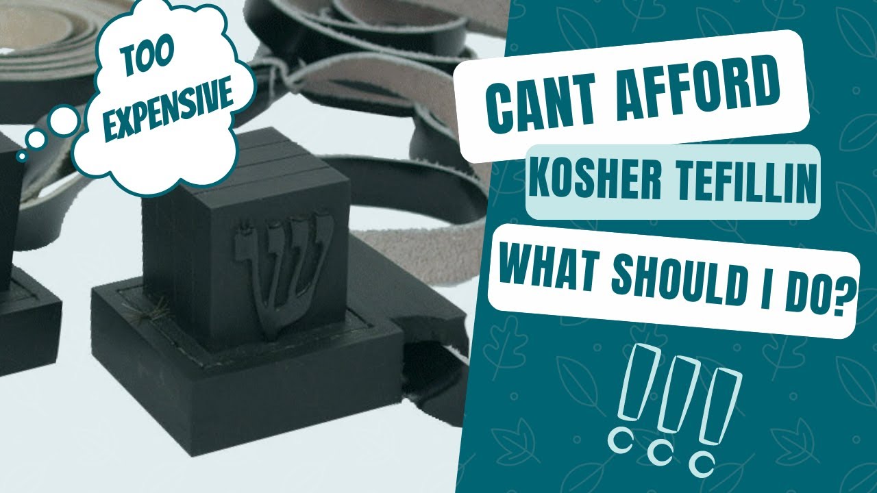 What should you do if you can't afford or don't want to spend the $ on good quality Tefillin?