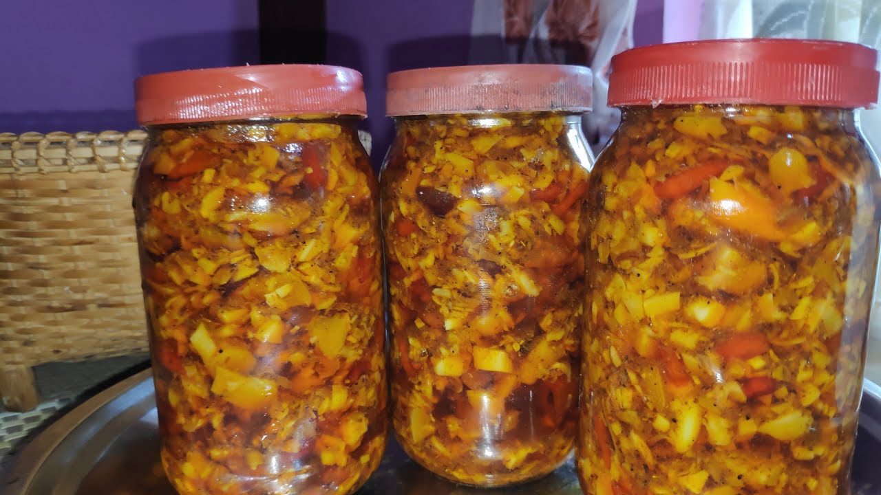 Пикули из побегов бамбука | рецепт пикулей | achar | lungsiej |