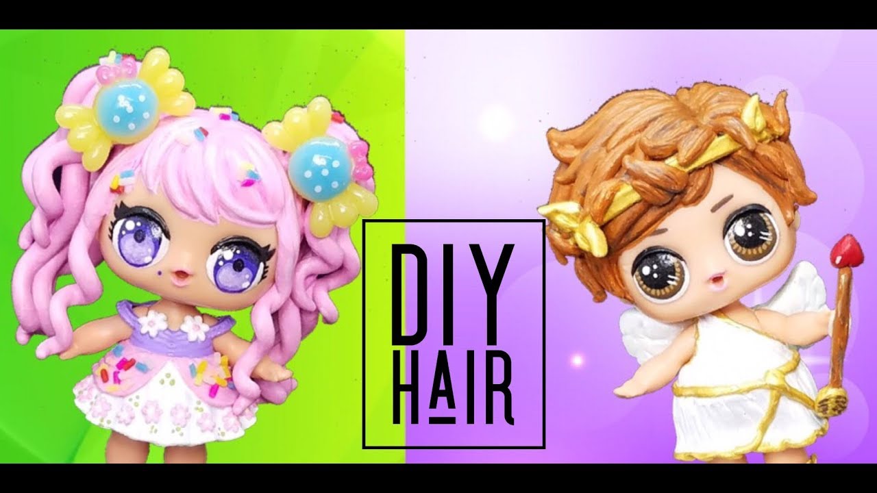 LOL Surprise DIY Hair Custom Repaint Dolls - Dolly Do-overs Hairgoals