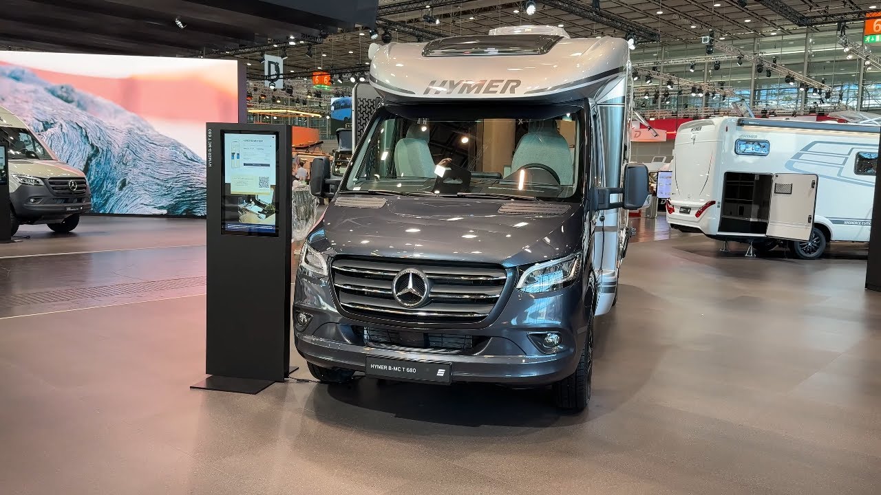 Hymer B MC T 680 (сезон 2026) Интерьер и экстерьер - Caravan Salon 2025 Дюссельдорф