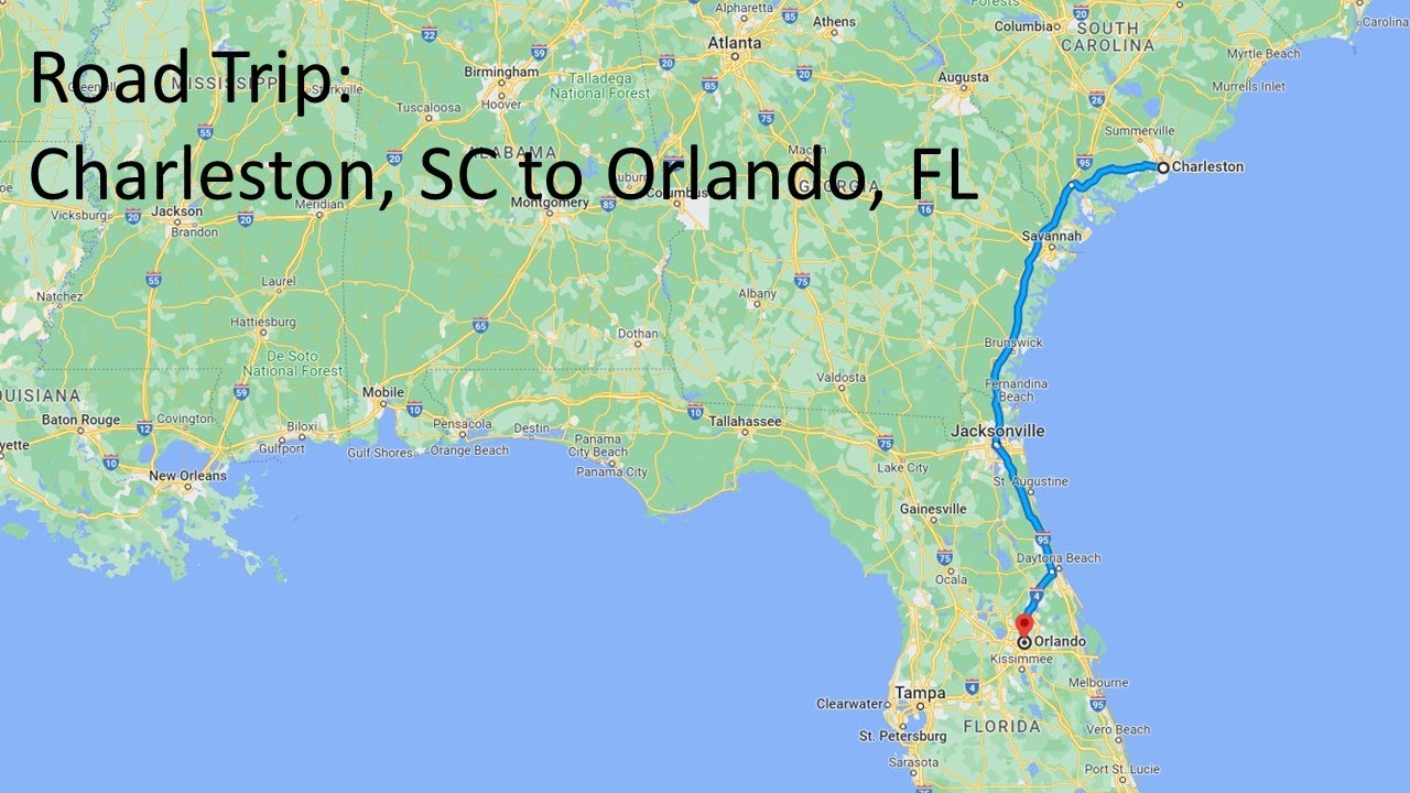 Road Trip: Charleston, SC to Orlando, FL