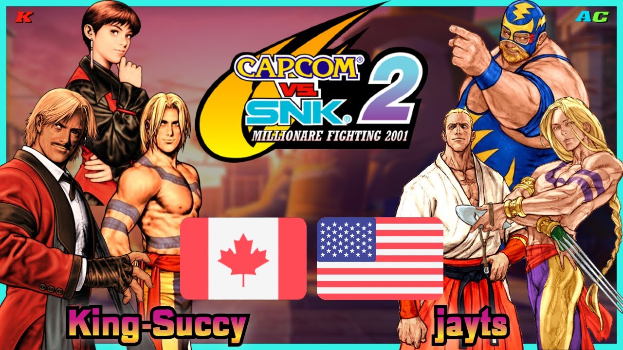 Capcom Vs. SNK 2 || King-Succy 🇨🇦 VS 🇺🇸 jayts || FLYCAST FIGHTCADE 2