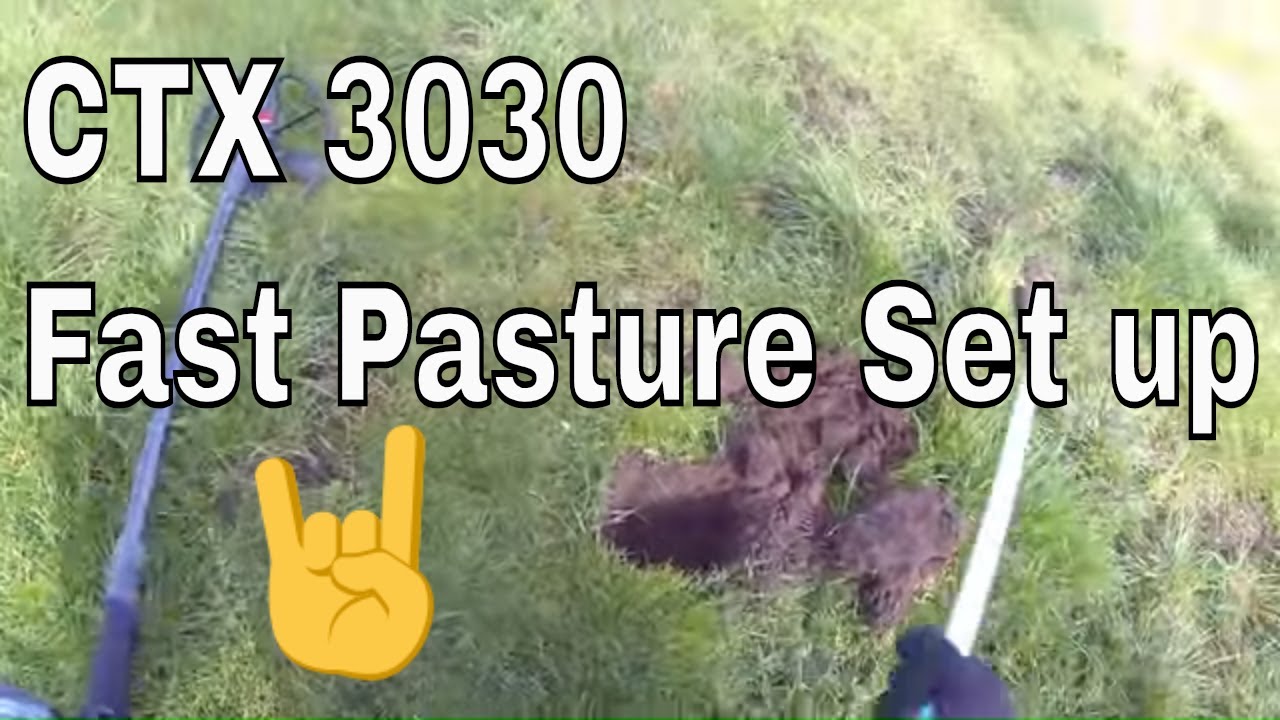 ctx 3030 metal detecting high trash & fast recovery finds silver