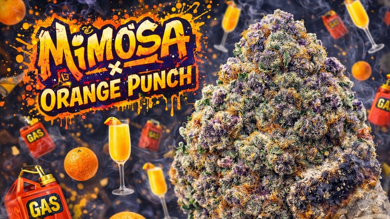 Mimosa x Orange Punch &ndash; LOADED With Terps🍊⛽&hellip; Needs More Cure?