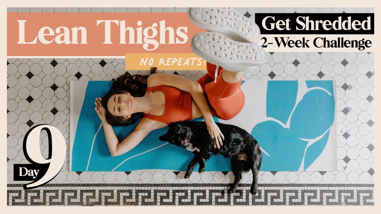 Inner Outer Thigh Burn Workout | Get Shredded 2-Week Challenge (Day 9)