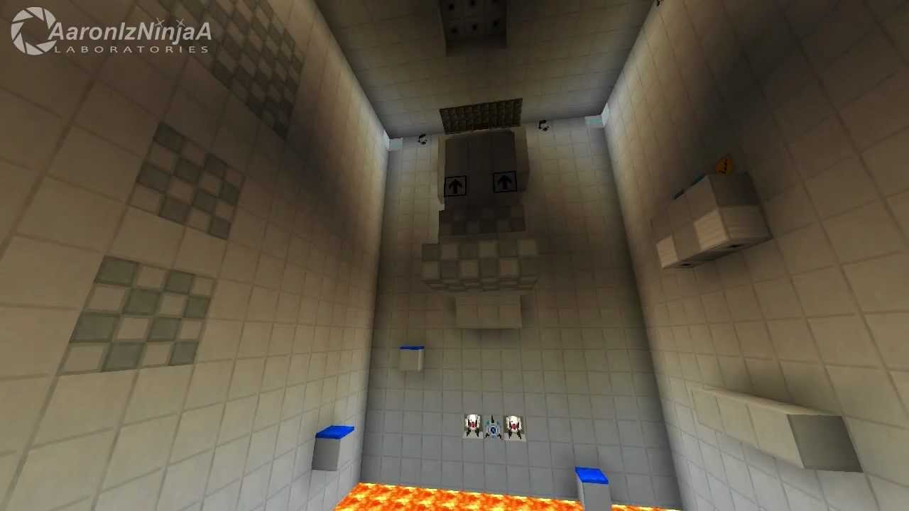 Portal gels in Minecraft! (mod)
